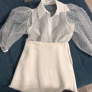 Beautiful blouse and skirt set worn once only